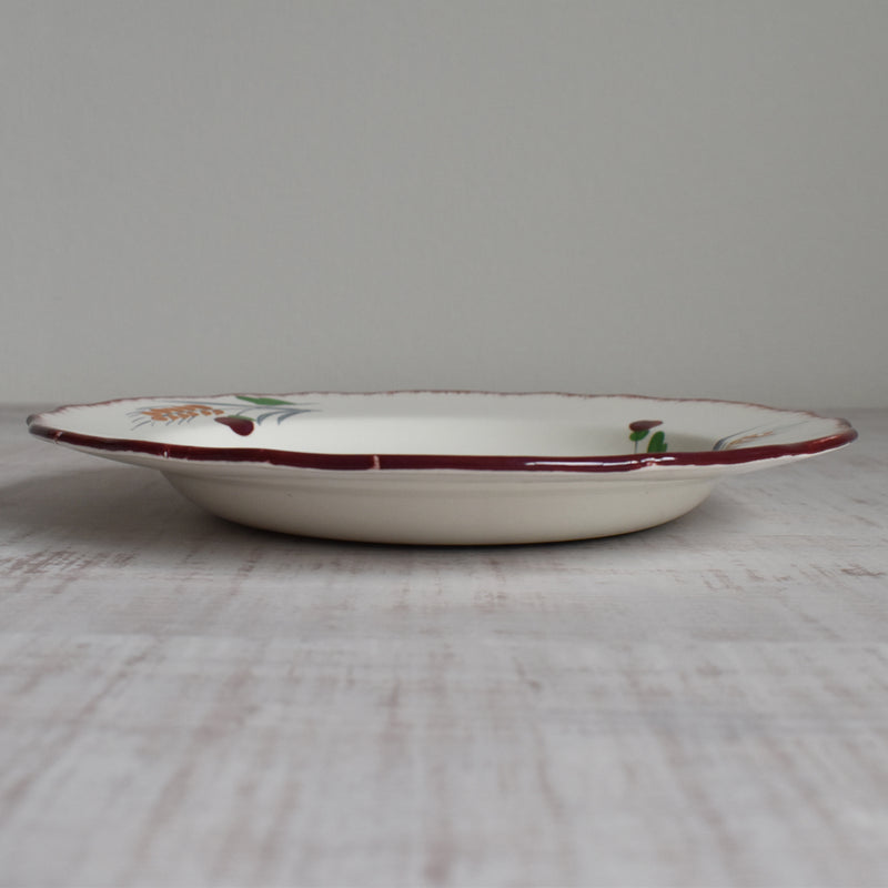 Vintage deep plate, Saran, Messidor F