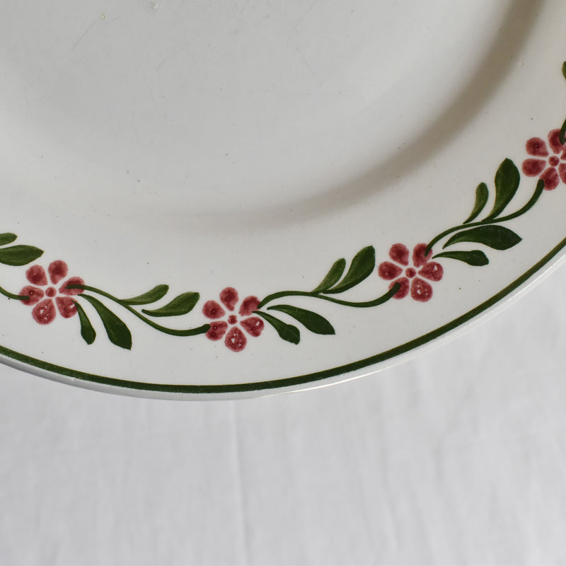 Vintage plate Saint Amand Guirlande Fleur C