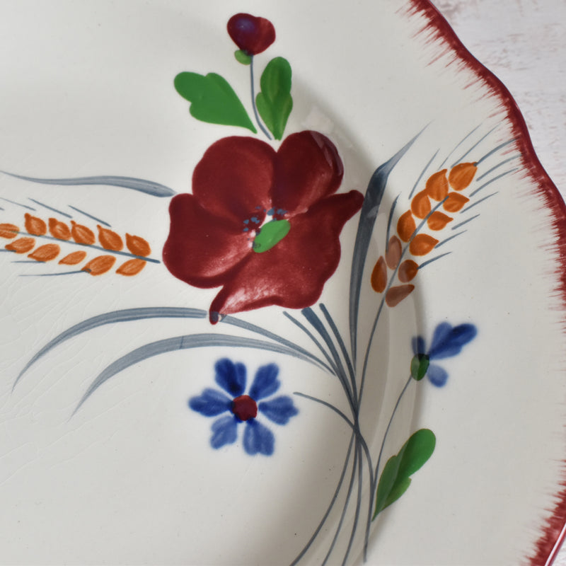 Vintage Deep Plate Salins Messidor E