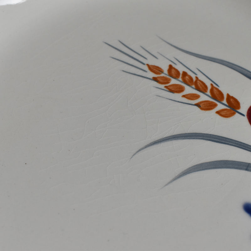 Vintage Deep Plate Salins Messidor E