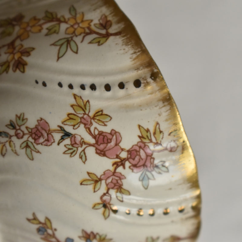Antique Cup & Saucer U&C Sarreguemines Louis XV C