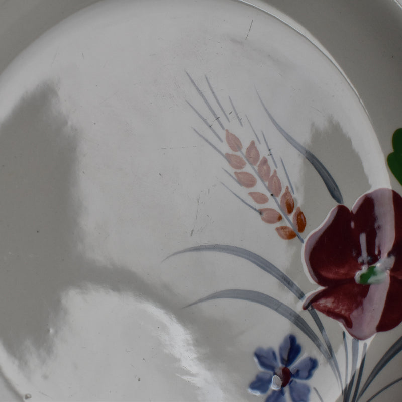 Vintage Deep Plate Salins Messidor E