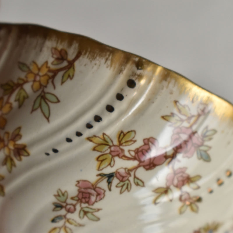 Antique Cup & Saucer U&C Sarreguemines Louis XV C