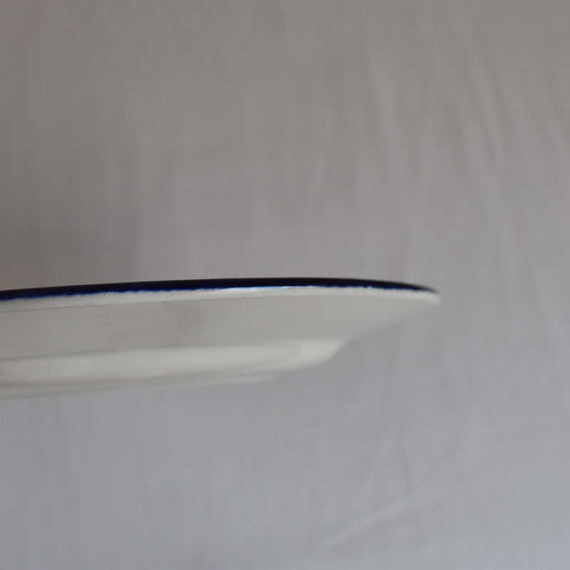 Antique dessert plate Salins Campagne B