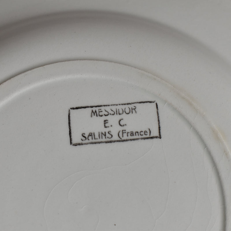 Vintage Deep Plate Salins Messidor E