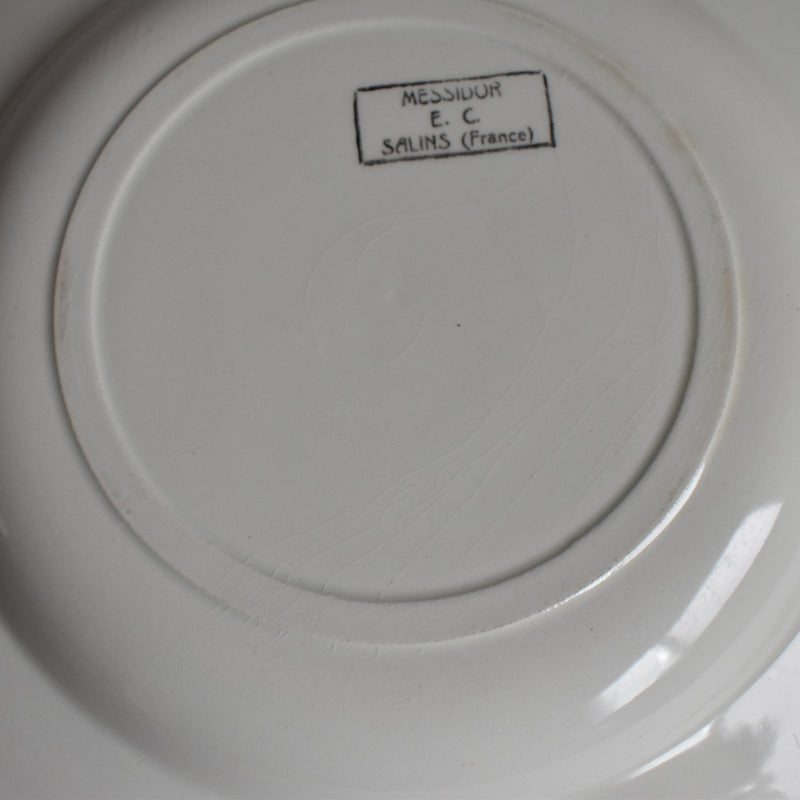 Vintage Deep Plate Salins Messidor E