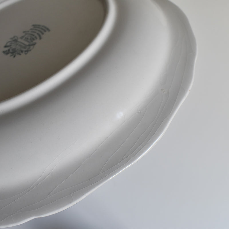 Vintage Round Platter Luneville English Style A