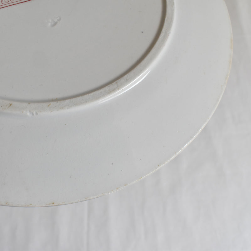 Antique Dessert Plate, Sarreguemines Fontanges B