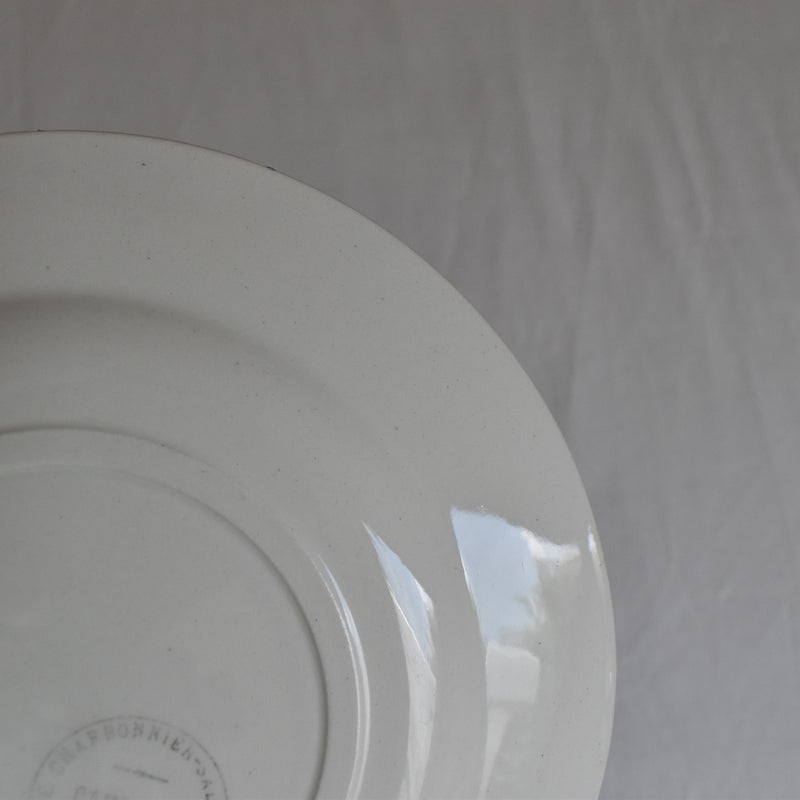 Antique Dessert Plate Sarreguemines Campagne C