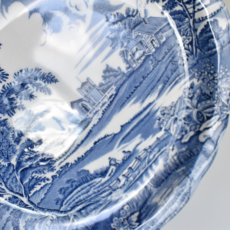 Vintage Round Platter Luneville English Style A