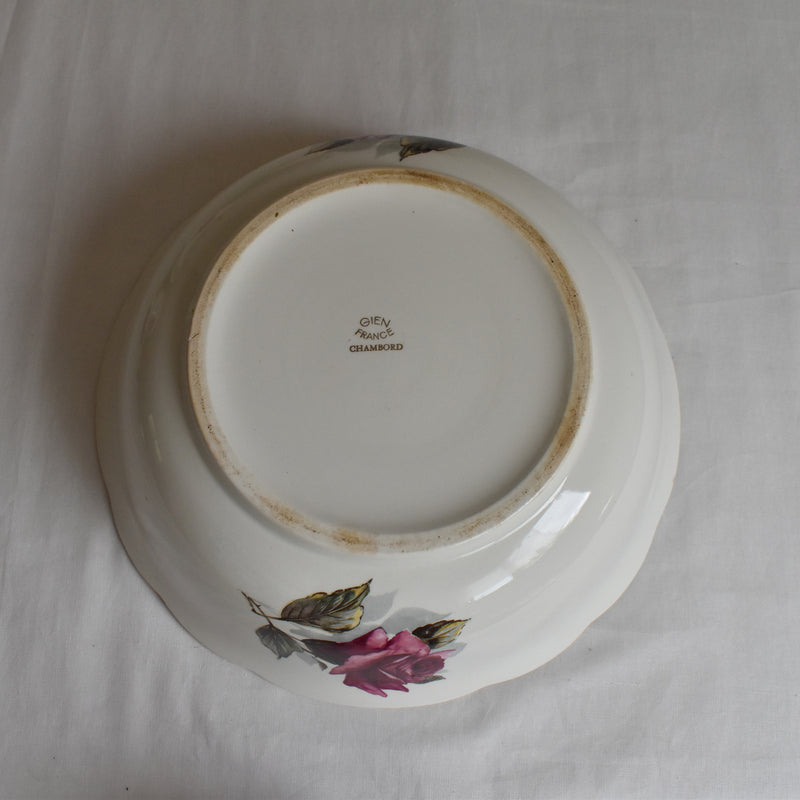Vintage Salad Bowl Gien Chambord