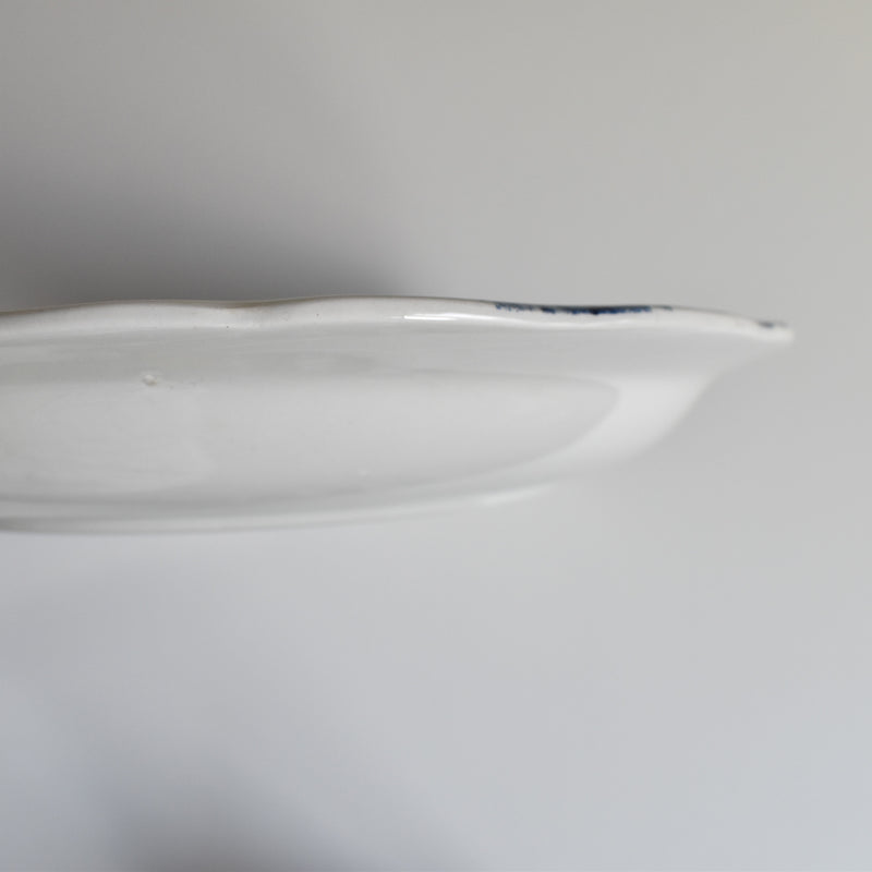 Vintage Round Platter Luneville English Style A