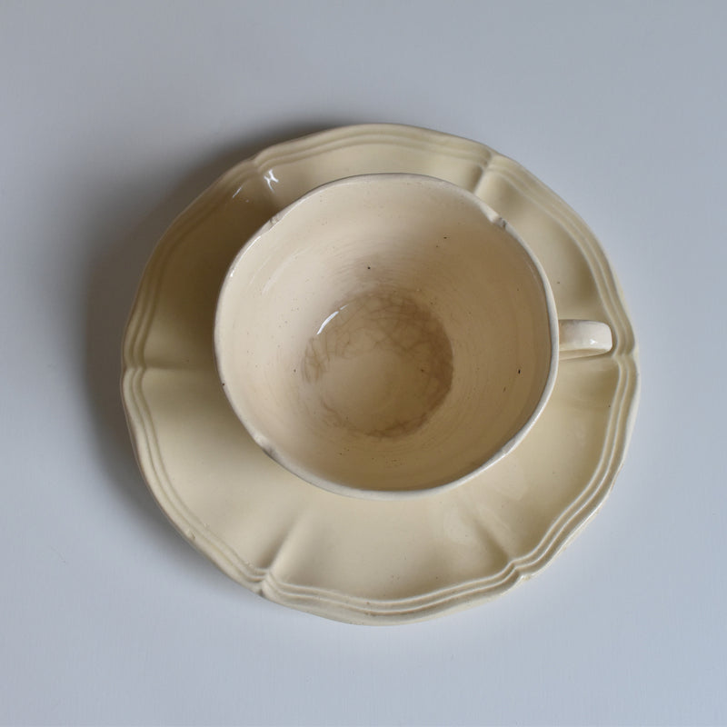 Vintage Teacup & Saucer - Scalloped Edge B