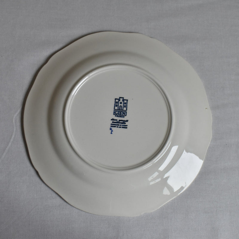 Vintage Plate Gien Cashemere