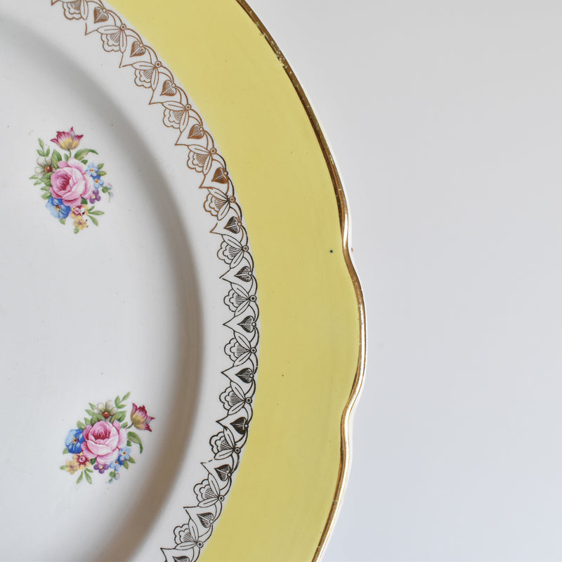 Vintage Large Plate - Digoin & Sarreguemines Graziella