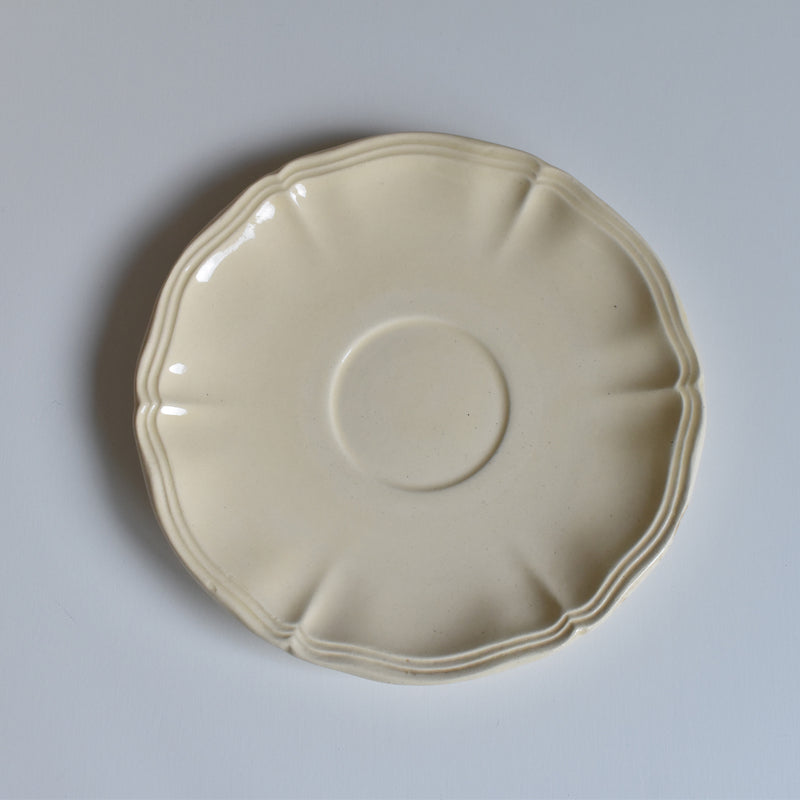 Vintage Teacup & Saucer - Scalloped Edge B