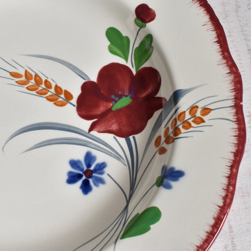 Vintage Deep Plate, Saran, Messidor C