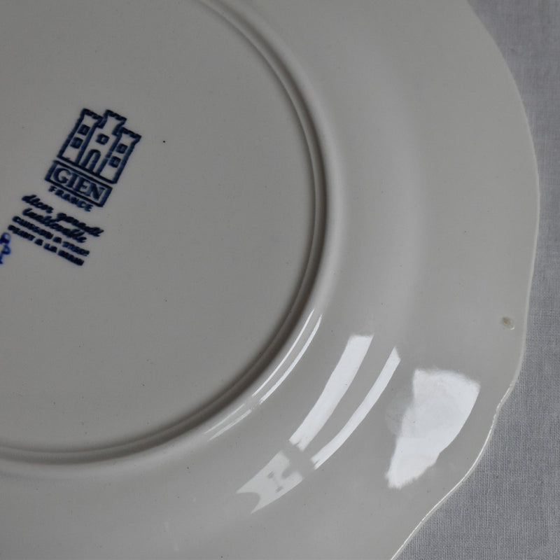 Vintage Plate Gien Cashemere