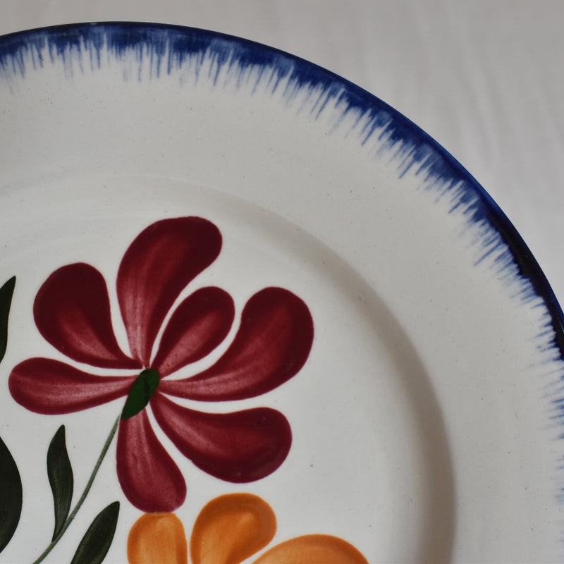 Antique Dessert Plate Sarreguemines Campagne C