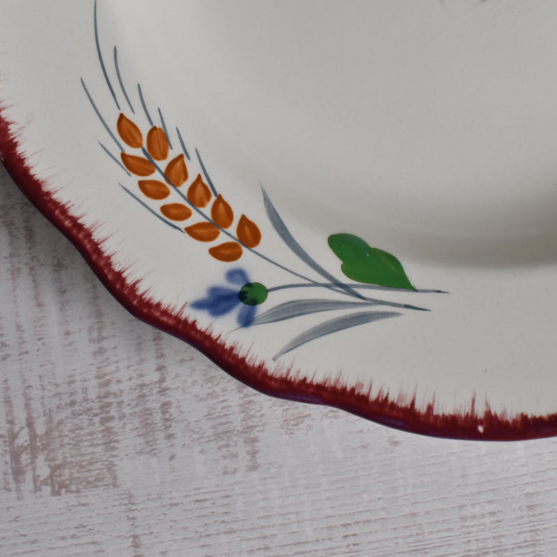 Vintage Deep Plate, Saran, Messidor C