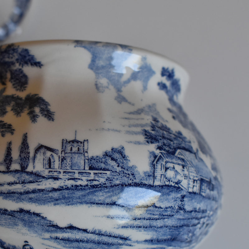 Vintage Sugar Pot, Lunéville, English Style