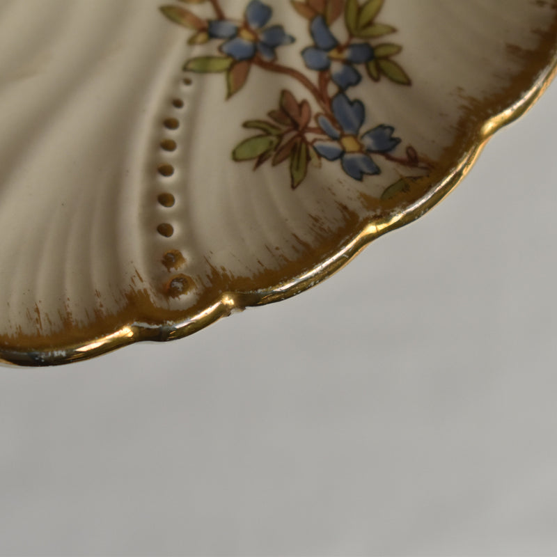 Antique Cup & Saucer U&C Sarreguemines Louis XV B