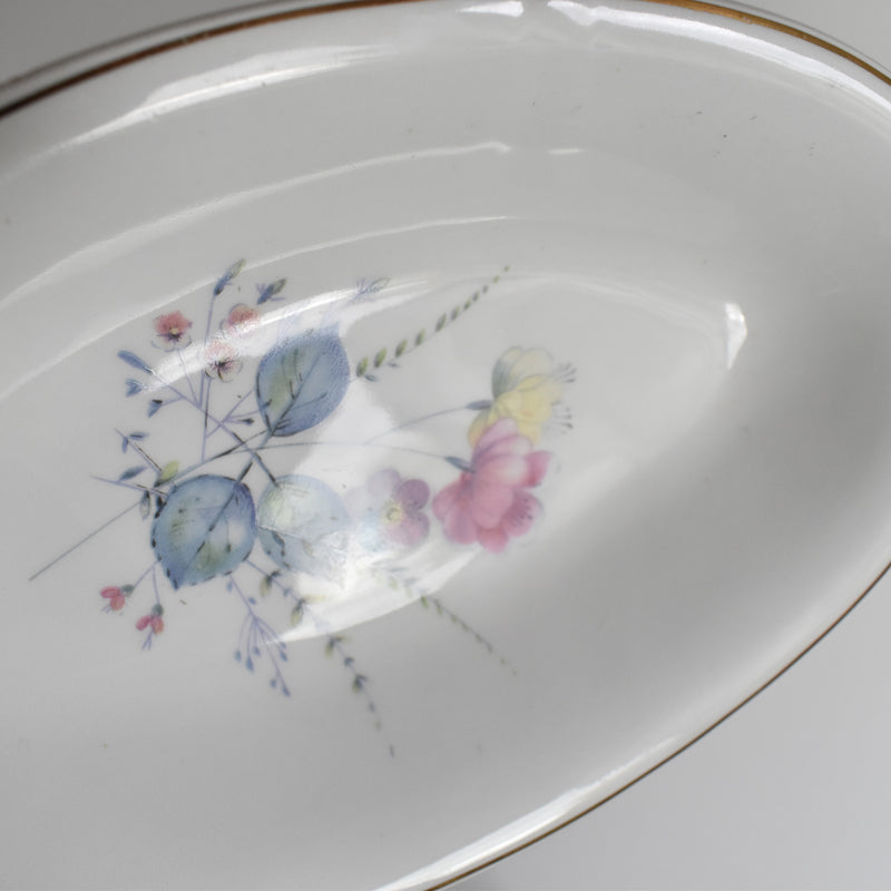 Vintage Digoin & Sarreguemines Gravy Boat, Eve B