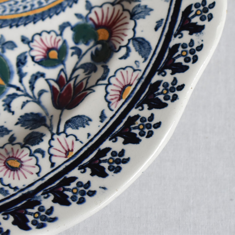 Vintage Plate Gien Cashemere
