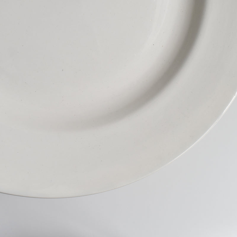 Vintage Large Platter, Digoin & Sarreguemines, White