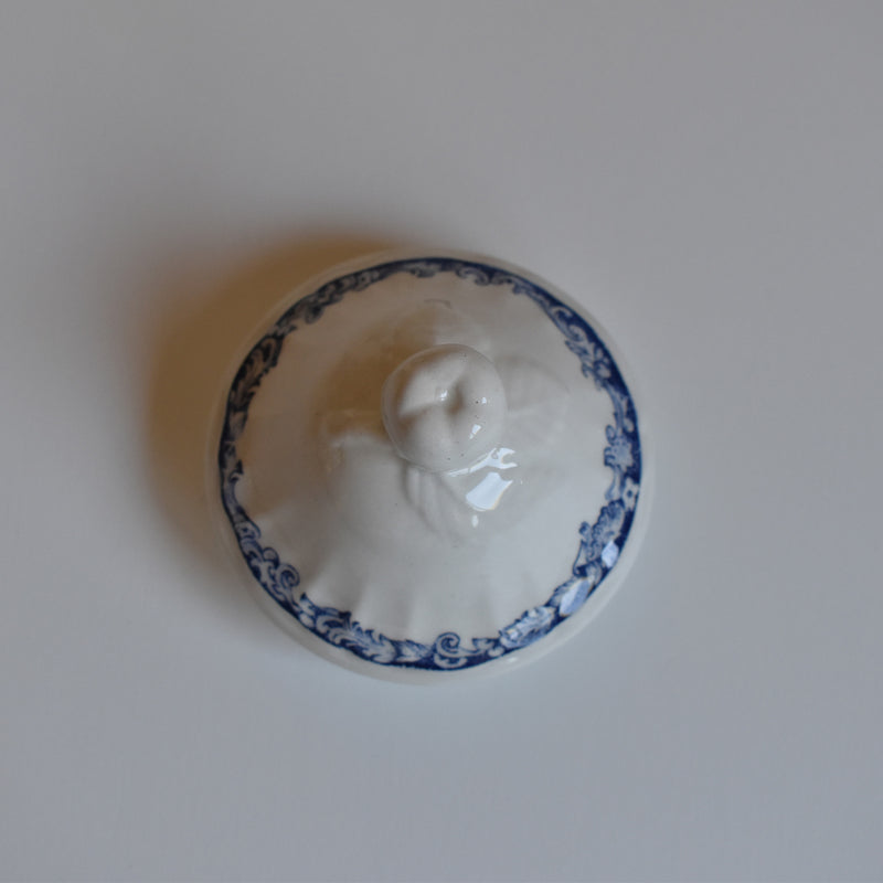 Vintage Sugar Pot, Lunéville, English Style