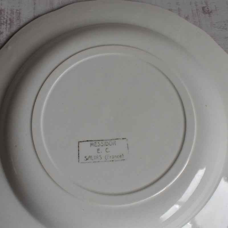Vintage Deep Plate, Saran, Messidor C