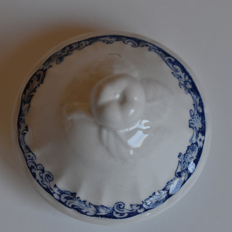 Vintage Sugar Pot, Lunéville, English Style