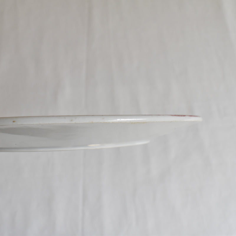 Antique Dessert Plate Sarreguemines Fontanges A