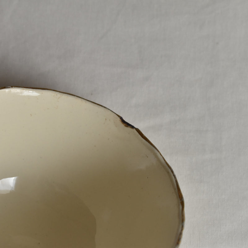 Antique Cup & Saucer U&C Sarreguemines Louis XV B