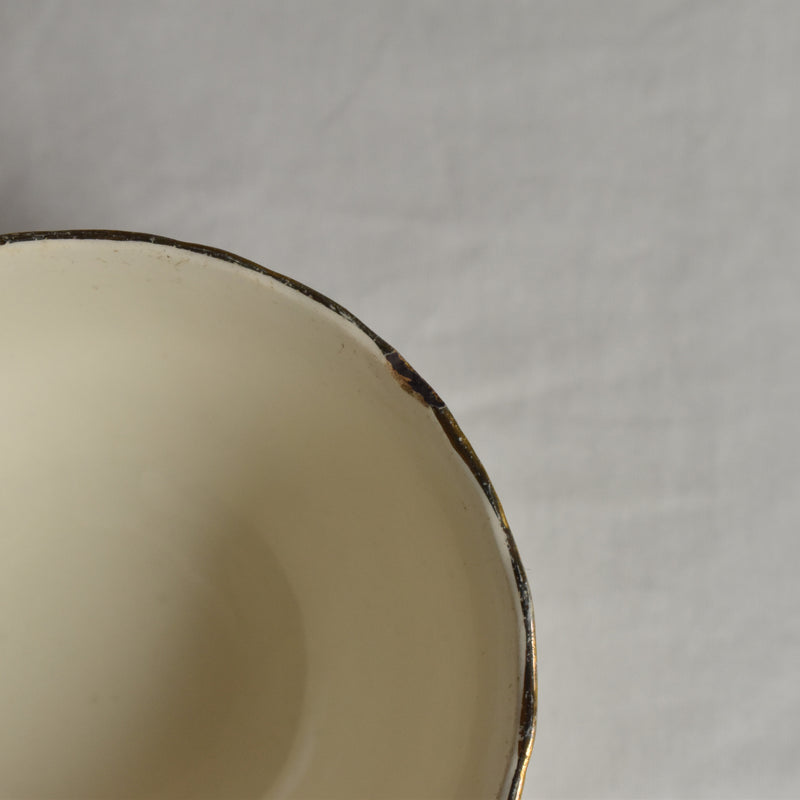 Antique Cup & Saucer U&C Sarreguemines Louis XV B