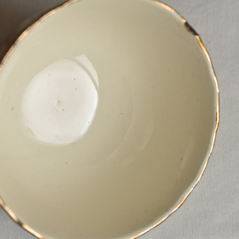 Antique Cup & Saucer U&C Sarreguemines Louis XV B