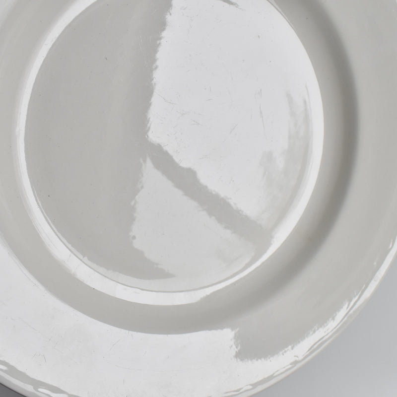 Vintage Large Platter, Digoin & Sarreguemines, White
