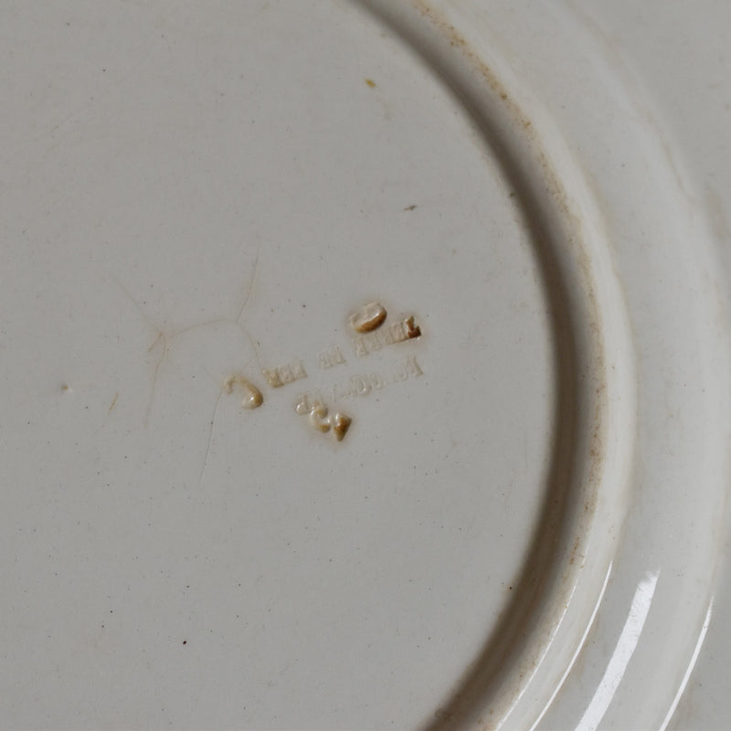 Antique Plate - Longchamp Pommier (Apple Tree)