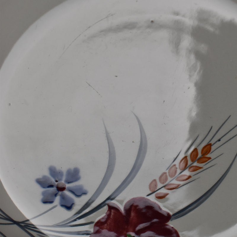 Vintage Deep Plate, Sarreguemines, Messidor B