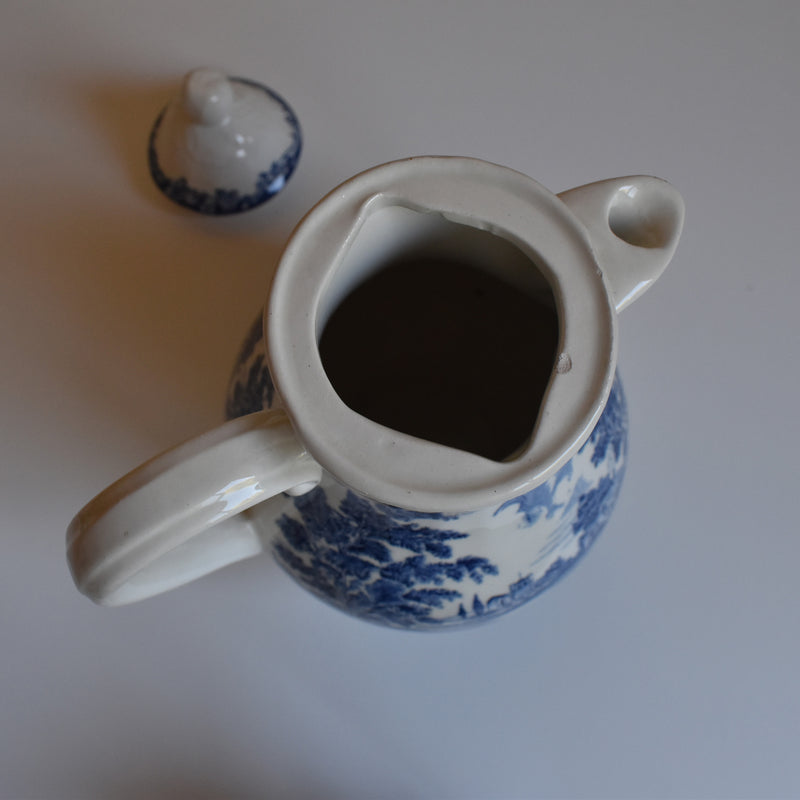 Vintage Coffee Pot, Lunéville, English Style