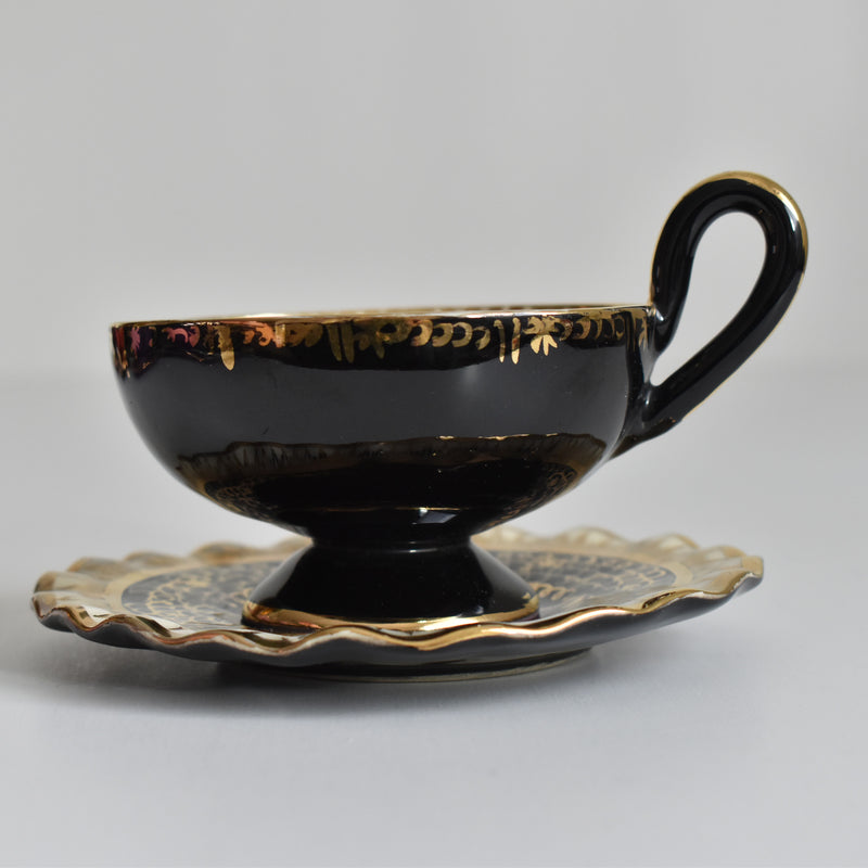 ア.ドラサンヴァル A.Dressinval コーヒーカップ＆ソーサー Black