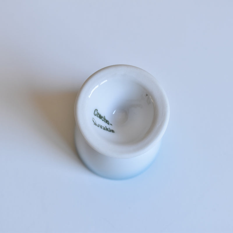 Vintage Egg Cup, Made in Czechoslovakia