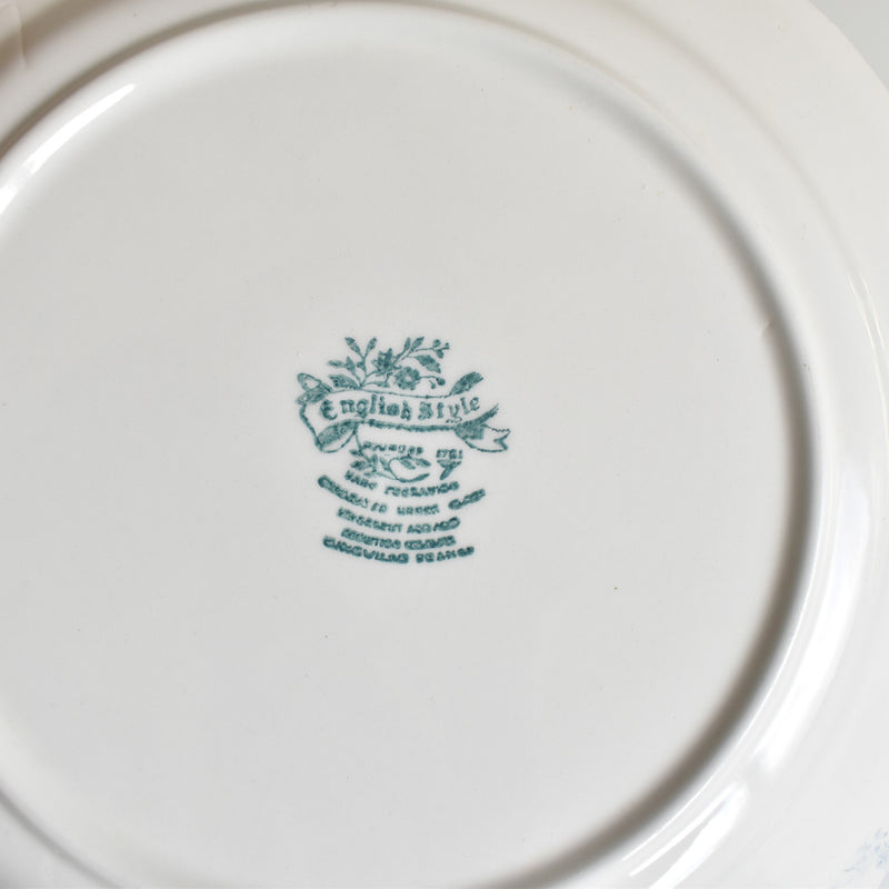 Vintage Luneville English Style C Large Plate