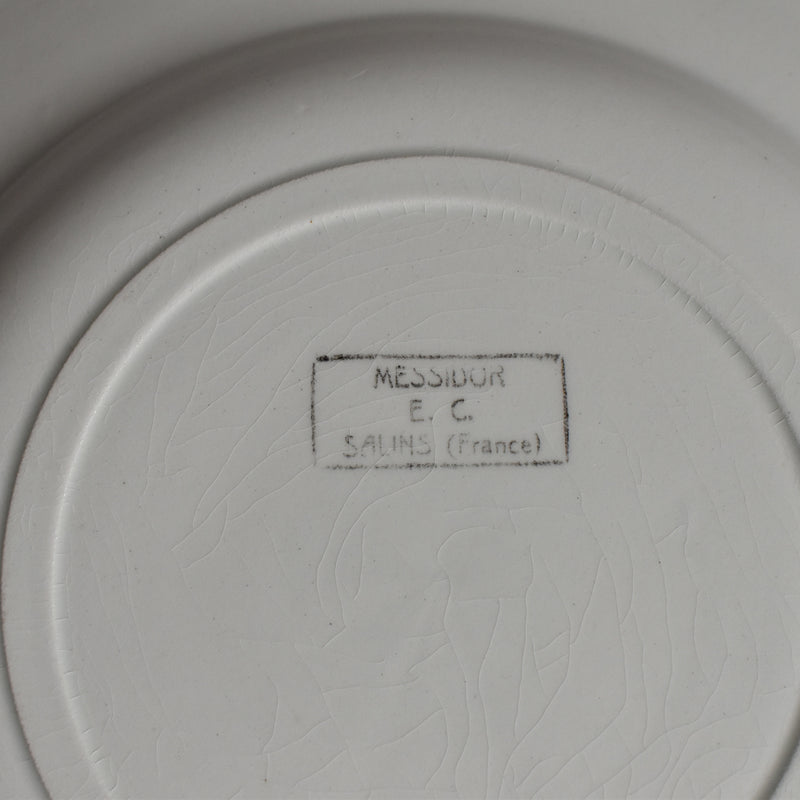 Vintage Deep Plate, Sarreguemines, Messidor B