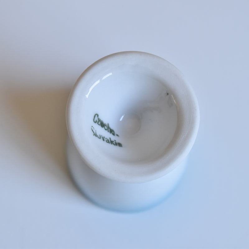 Vintage Egg Cup, Made in Czechoslovakia