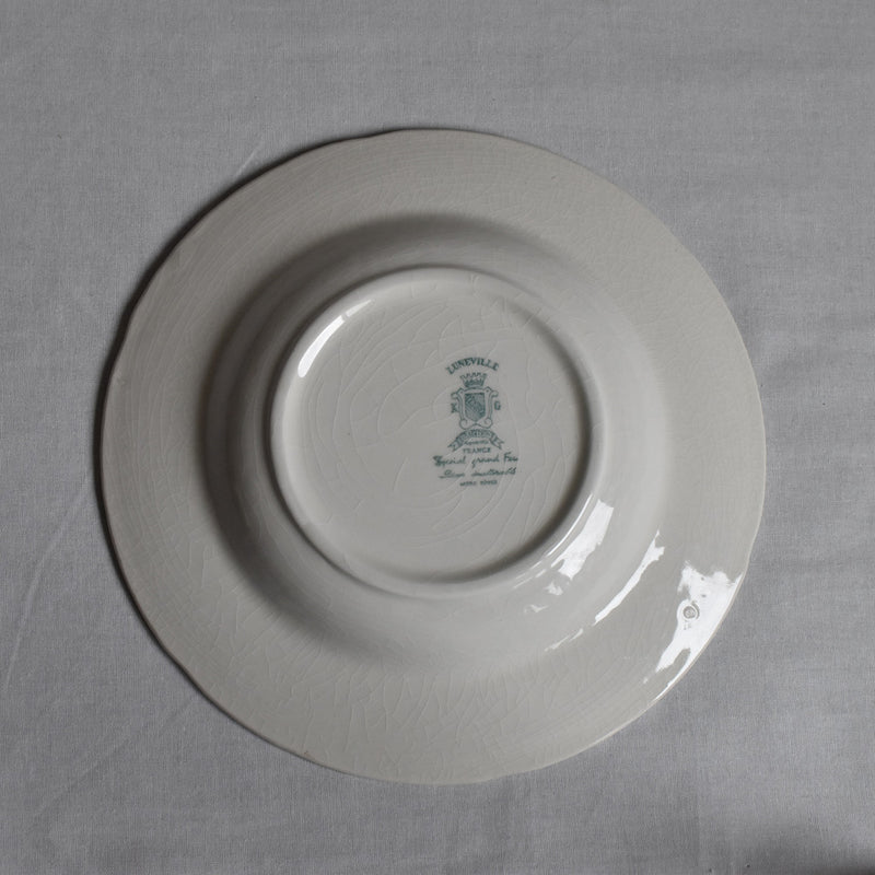 Antique Deep Dish, Lunéville, Grand Feu Tradition F