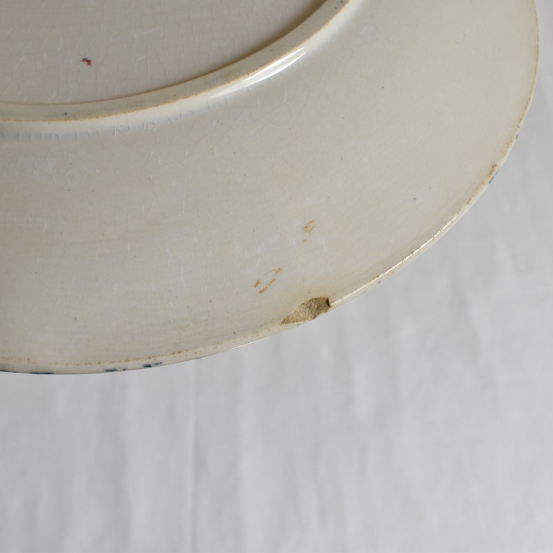 Antique Dessert Plate - Sarreguemines Carmen D