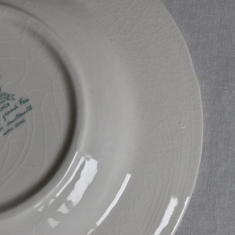 Antique Deep Dish, Lunéville, Grand Feu Tradition F
