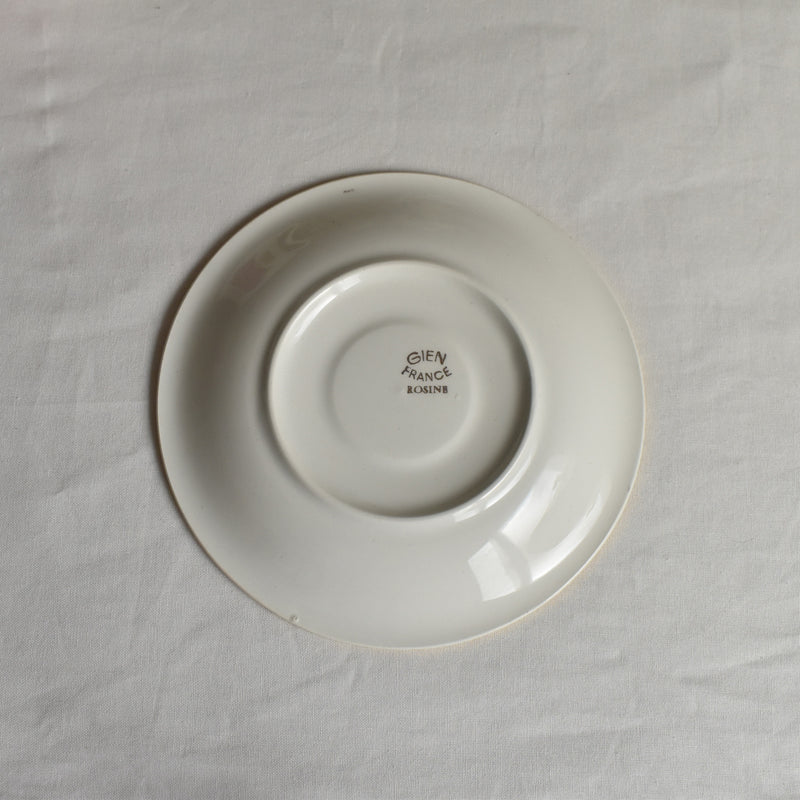 Vintage Gien Rosine Cup & Saucer A