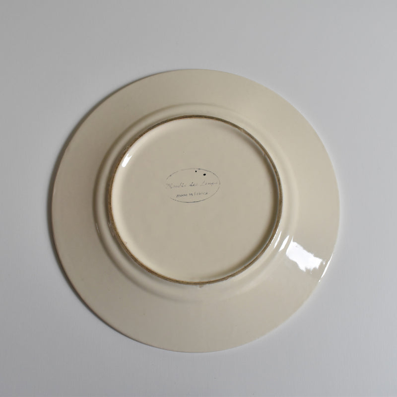 Vintage Dessert Plate, Moulin des Loups, Prune B